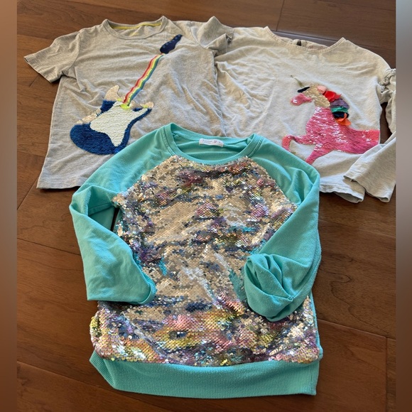 Sequin bundle tops - Mini Boden and Beautees. - Picture 1 of 9